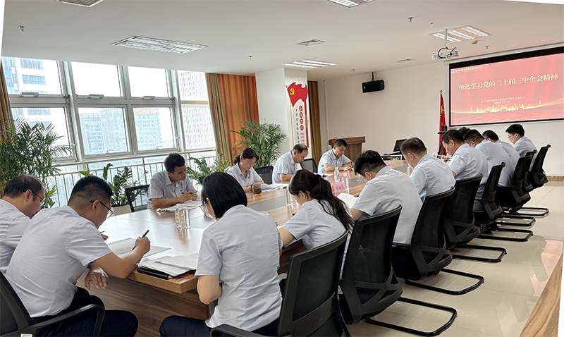 明升MS88体育登录召开党委扩大会议 传达学习党的二十届三中全会精神